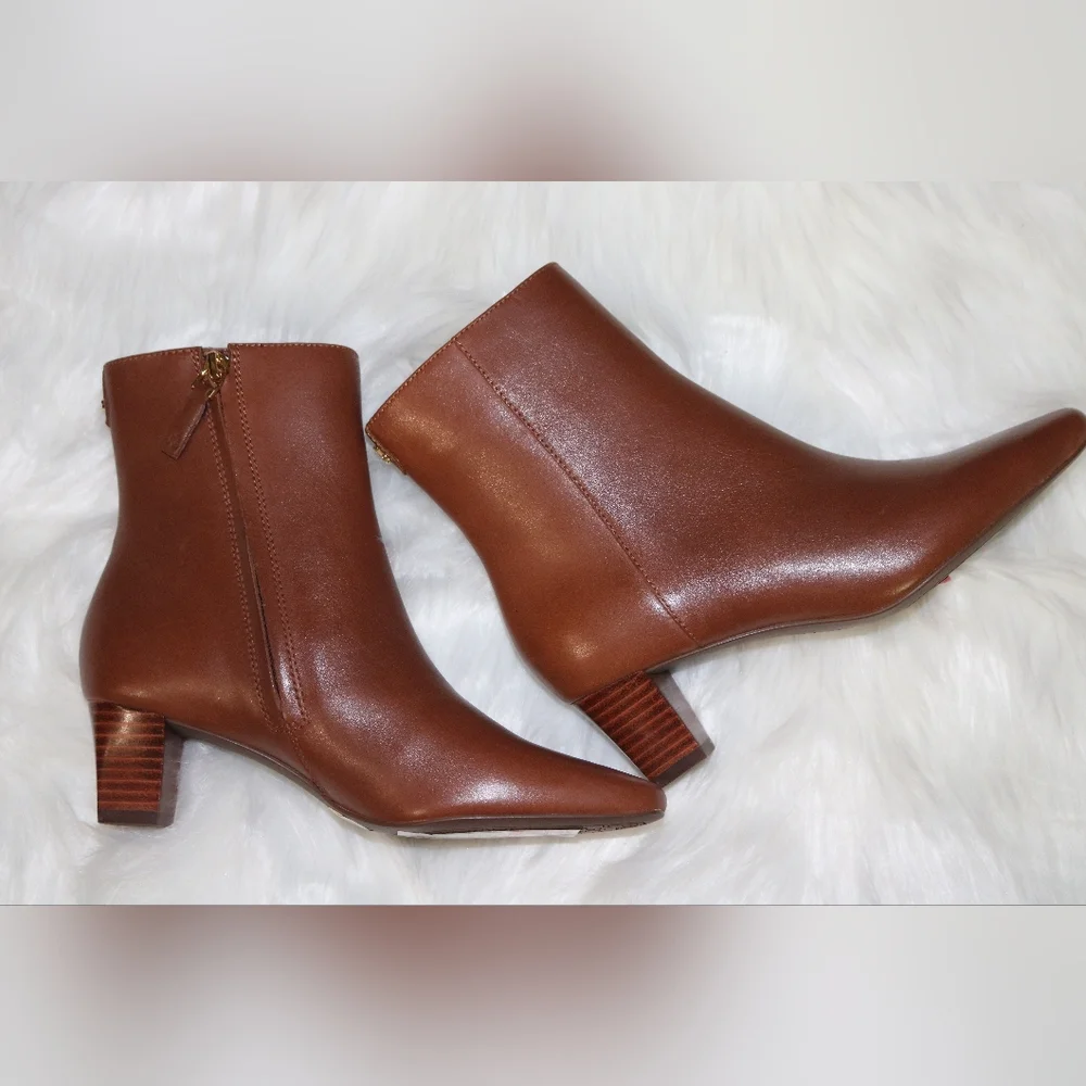 Lauren Ralph Lauren Willa (Deep Saddle Tan) Women's Shoes-Size 5 - Picture 8 of 14